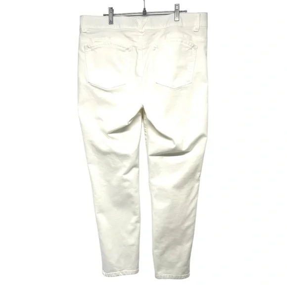 Democracy Abroad Technology Optic White Stretch Skinny Jeans Women’s 12 - Picture 8 of 14